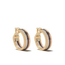 Fashion Hoop Earrings with Diamonds Jewelry